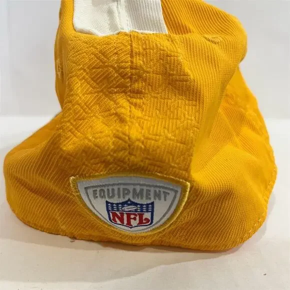 Pittsburgh Steelers Reebok Yellow Flex Fit Hat L/XL NFL Cap - Picture 5 of 8